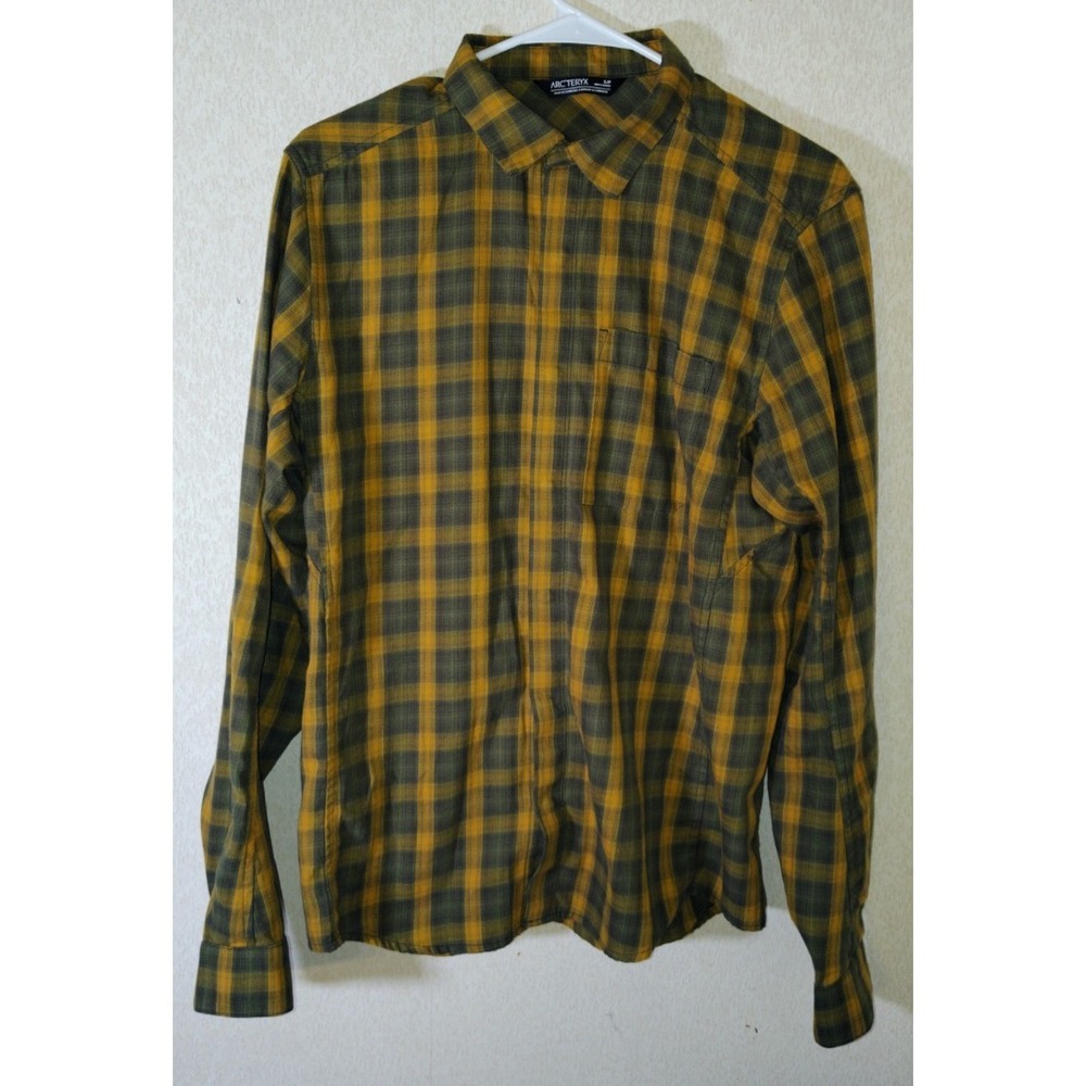 Arc'teryx Bernal AOP Plaid Men's Hidden Snap Button Front L/S Shirt S